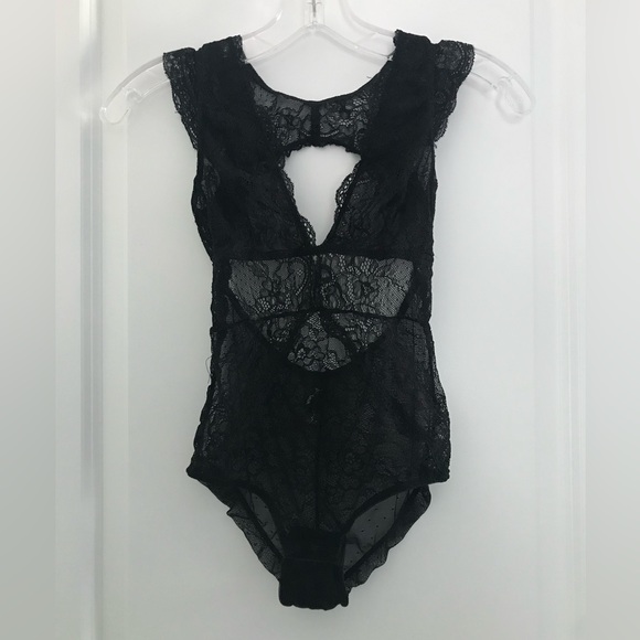Sam Edelman Black Lace Bodysuit - Picture 2 of 8